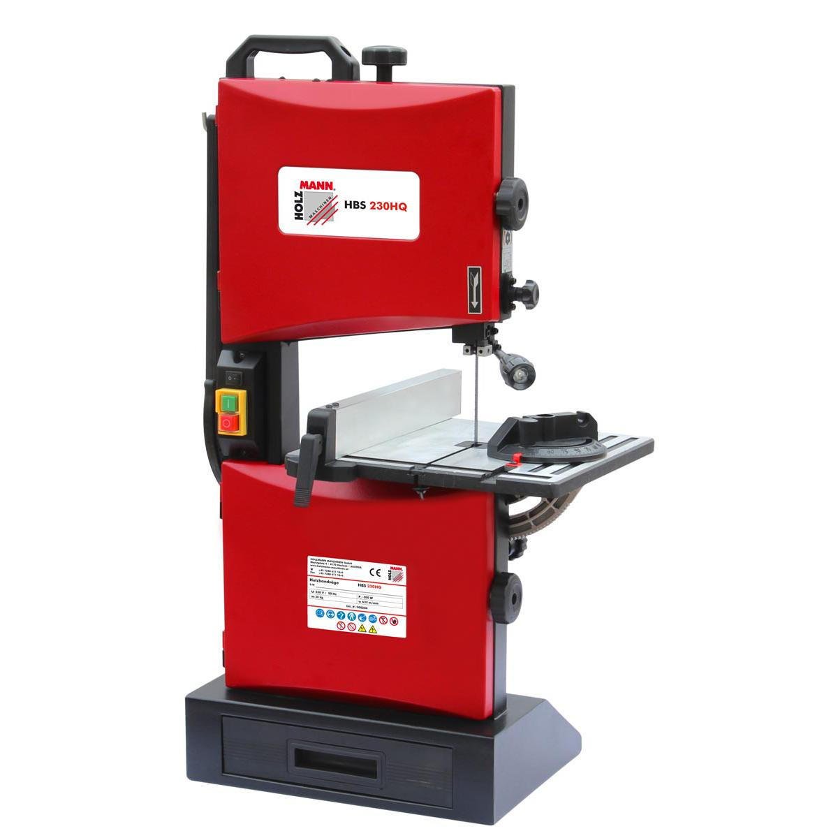HBS230HQ — HOLZMANN HBS230HQ Benchtop Wood Bandsaw