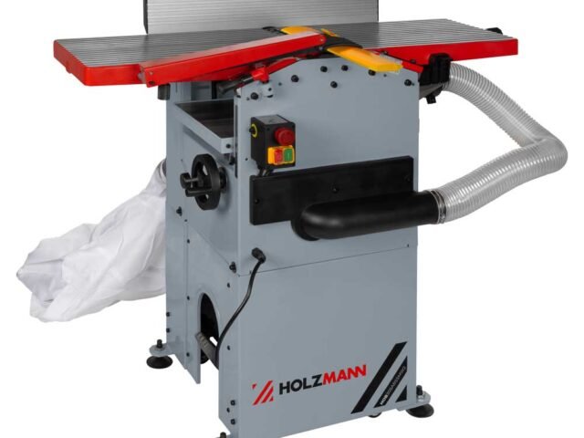 HOLZMANN HOB305ABSSMW2 Combined Planer-Thicknesser with Spiral Cutter Head and Integrated Dust Collector