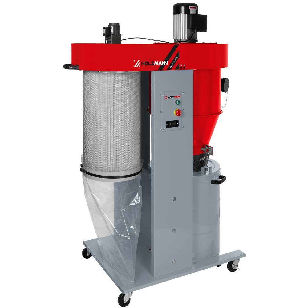 RLE1500 — HOLZMANN RLE1500 Cyclone Dust Collector – 1900 m³/h, 230V