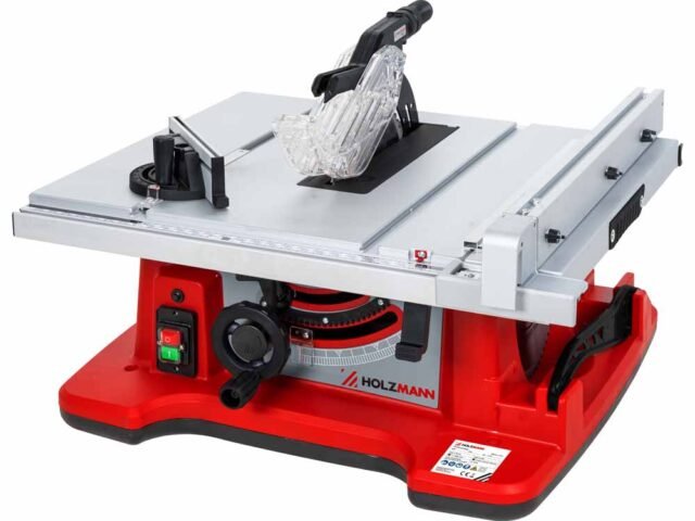 HOLZMANN TK255 Portable Table Saw – 254 mm Blade, Extending Aluminium Table