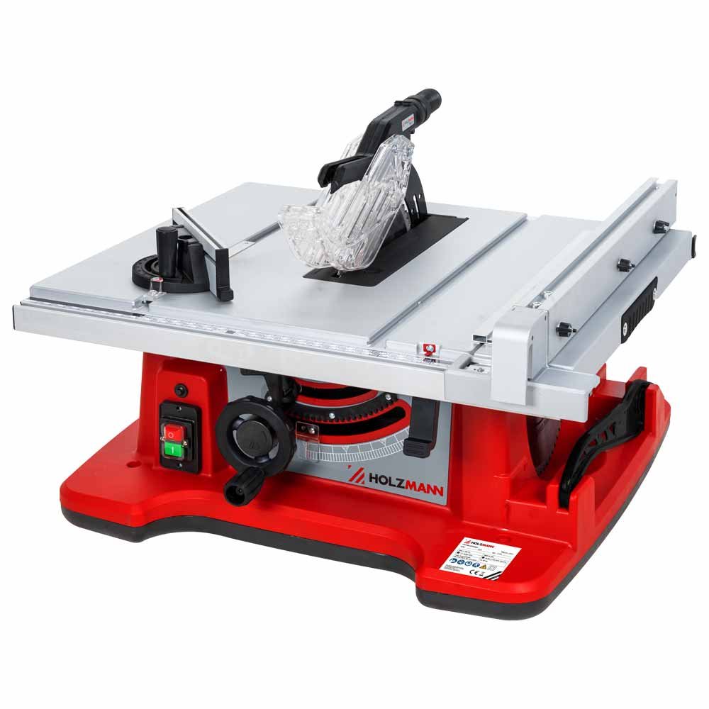 TK255 — HOLZMANN TK255 Portable Table Saw – 254 mm Blade, Extending Aluminium Table