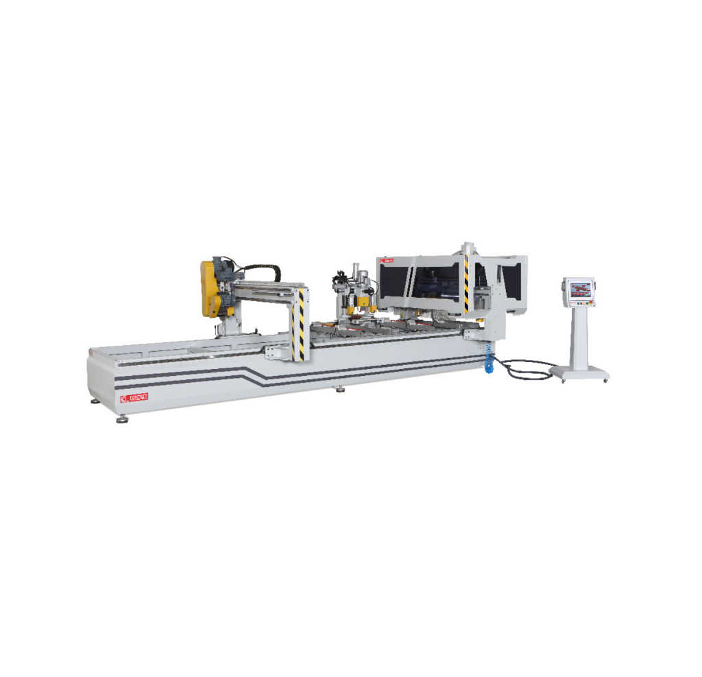 MZK NC RIPPER DOUBLE PLC CONTROL — MZK NC Ripper Double PLC Control Door Sizing Machine